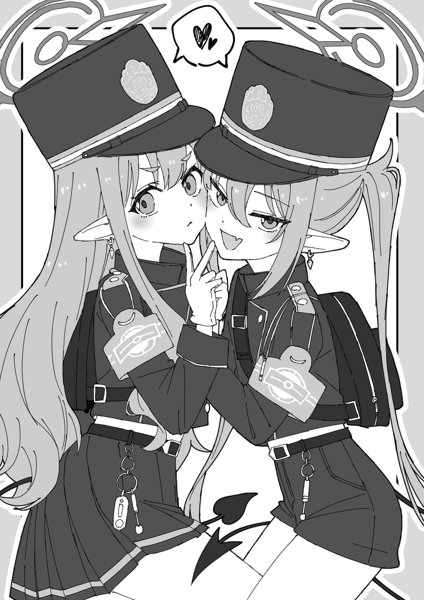 kou768's tweet photo. ヒカリ&amp;ノゾミが可愛すぎる…！！
#ブルアカㅤ https://t.co/t2TqKnNRqs