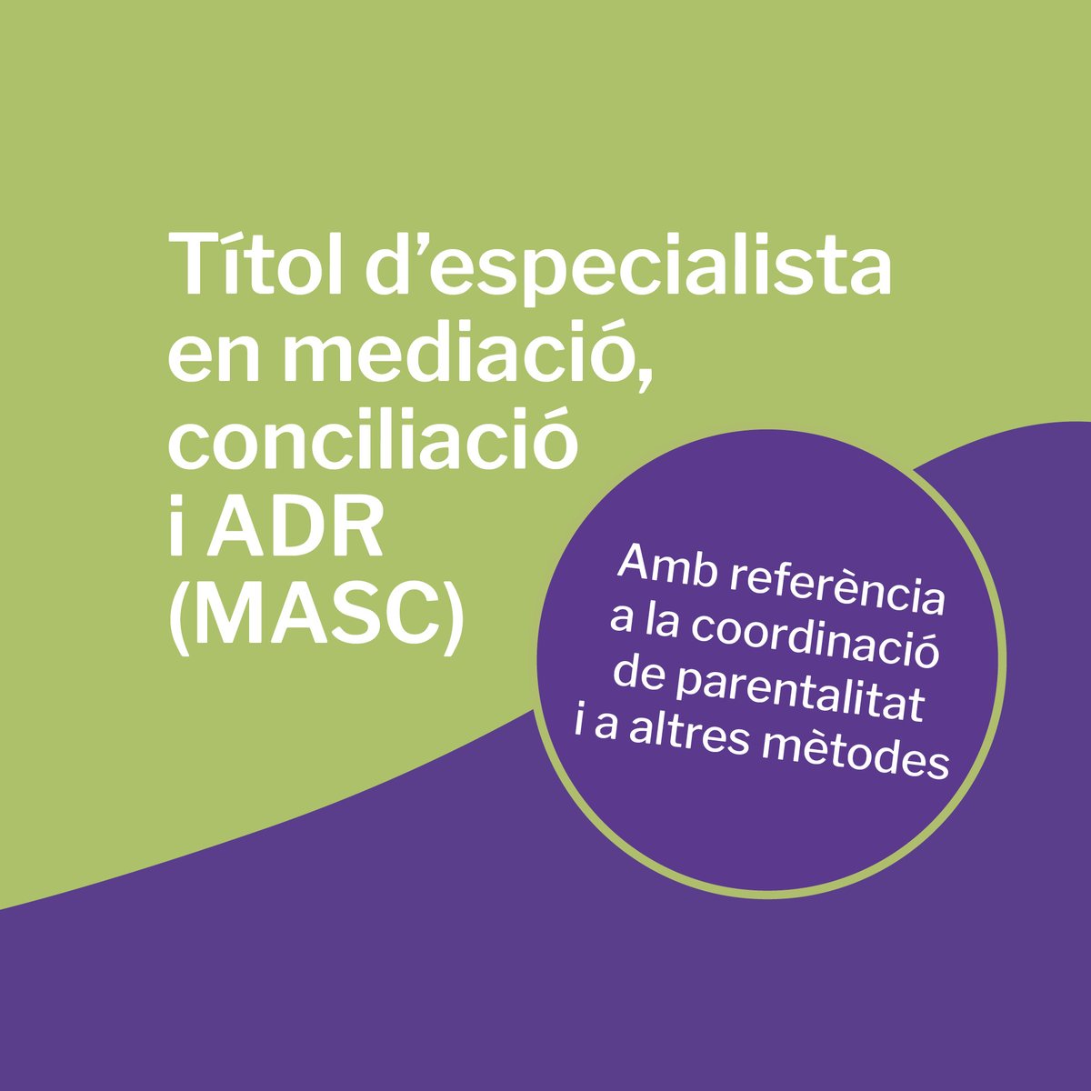 cdlcat's tweet photo. 🤝 I si aprenem a transformar els conflictes en oportunitats de diàleg?

AL CDL t'oferim professionalitzar-te amb el títol d’Especialista en mediació, conciliació i ADR.

MÉS INFORMACIÓ I INSCRIPCIONS 👉https://t.co/myoHdp5QI1 https://t.co/G2Kao2peOh