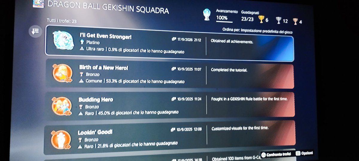 Fantasyart1012's tweet photo. In un solo giorno ho sbloccato due trofei platino Naruto connesions e genkishin squadra 
#playstation #playstation5 #trophyplatinum #NarutoShippūden #dragonball #videogames https://t.co/90OTUcUu0z