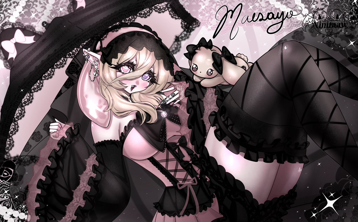 dollyninitaw's tweet photo. I LOVED MAESAYO! A commission I made for her on VGen 🥹🤍 @MaesayoVT 🦇

#VGen #VGenComm #Commission #kawaii #CuteArt https://t.co/9qy0UW8dqv
