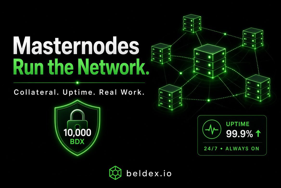 nelsnworie's tweet photo. I’ve been looking into what actually sits underneath Beldex’s privacy apps.

A privacy app is only as useful as the infrastructure running underneath it.

That’s what stands out to me about @BeldexCoin.

BChat, BelNet and Beldex Browser use the Beldex masternode network to support their privacy features.

The nodes handle things like encrypted messaging and BelNet routing in the background.

You don't need to run a node to use the apps.

But I think it’s worth understanding what is carrying the traffic instead of only looking at the interface.

The app is what you see.

The masternode network is part of what makes it work.

What part of Beldex do you use most, BChat, BelNet or the Browser?

@BeldexCoin