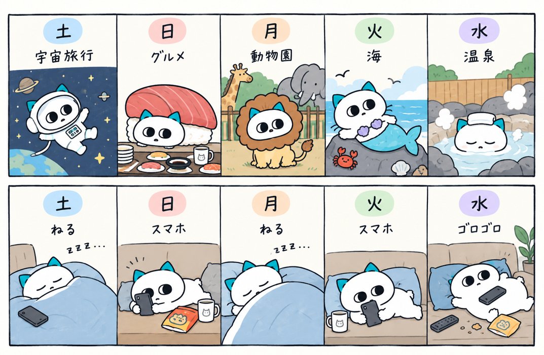 relansukerou's tweet photo. 明日からはシルバーウイーク！！⭐️
↑��想
↓現実 https://t.co/gQ2kYdqWaY