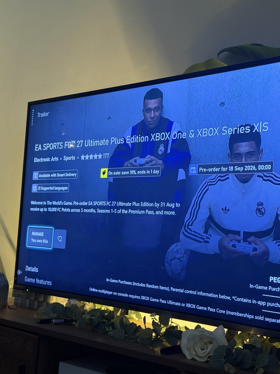 JackMason561's tweet photo. Gone to load up this morning for pre ordered bonuses ( this pic is from August 28th) and today it’s telling me I don’t have the game when I load it up, yet says I’ve installed it on the manage game option.. what is going on @EASFCDirect @EASPORTSFC  #FC27 https://t.co/eASOtaw3nX