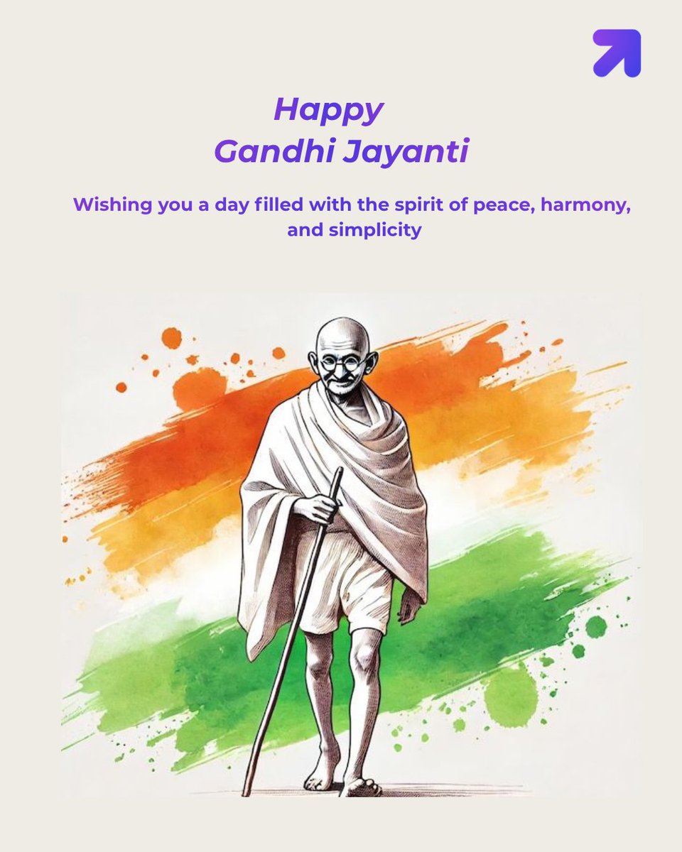 Tickermarket's tweet photo. Celebrating the life, legacy, and timeless wisdom of Mahatma Gandhi.

#GandhiJayanti #Peace #Kindness #Values #Inspiration https://t.co/0VZGcoPahM