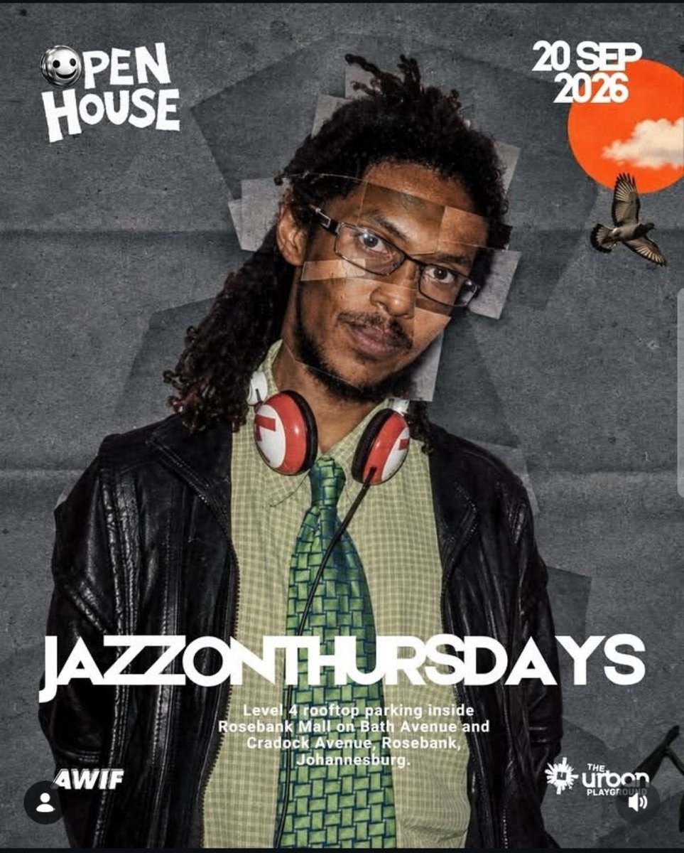 jazzonthursdays's tweet photo. Won my second DJ competition this year and now I'm gonna open for the real FKA Mash.
Come catch me spinning some groovy  house this Sunday.
📍- The Urban Playground, Rosebank 
⏰- 13:00 - 14:00
🎟- https://t.co/ztPJFwtj9Y https://t.co/MdWc8Vhi4f
