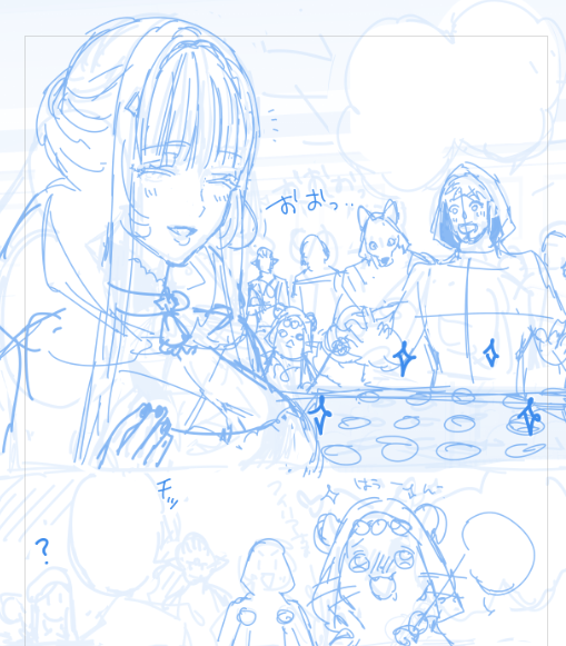 Opton1n's tweet photo. 12月末頃発売作品の進捗報告です
下描きに入りました꒰ᐢ. .ᐢ꒱
#創作TL #DL同人 https://t.co/dN3PcIucvi