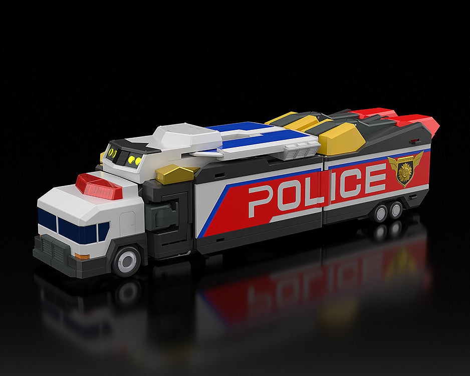 gsc_mechasmile's tweet photo. 【 #メカスマ 予約受付中！🚓】

『#勇者警察ジェイデッカー』より、
「#THE合体 ジェイデッカー」がついに登場！🚨 

デッカードとジェイローダーが
差し替え無しの《 完全変形合体 》‼️

🔻ご予約はこちら（2027年6月発売）
https://t.co/PPkEcXKegt

🗓️予約締切：9月30日(水) 23:59

※本商品は【一次受注分】となります。
※【二次受注分】の予約は10/1より開始いたします。
正式な発売月は後日告知いたしますが、発売月は2027年秋頃を予定しております。

#勇者シリーズ #グッスマ