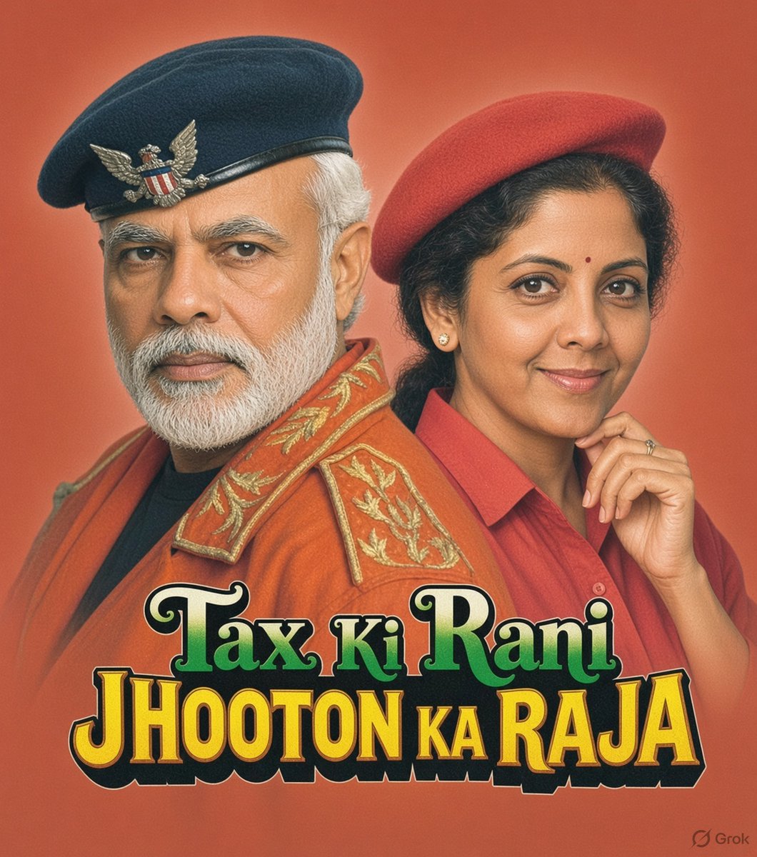 dumbitpatra420's tweet photo. Tax ki rani aur jhooth ka raja 🤌 https://t.co/TblyQ1aorx