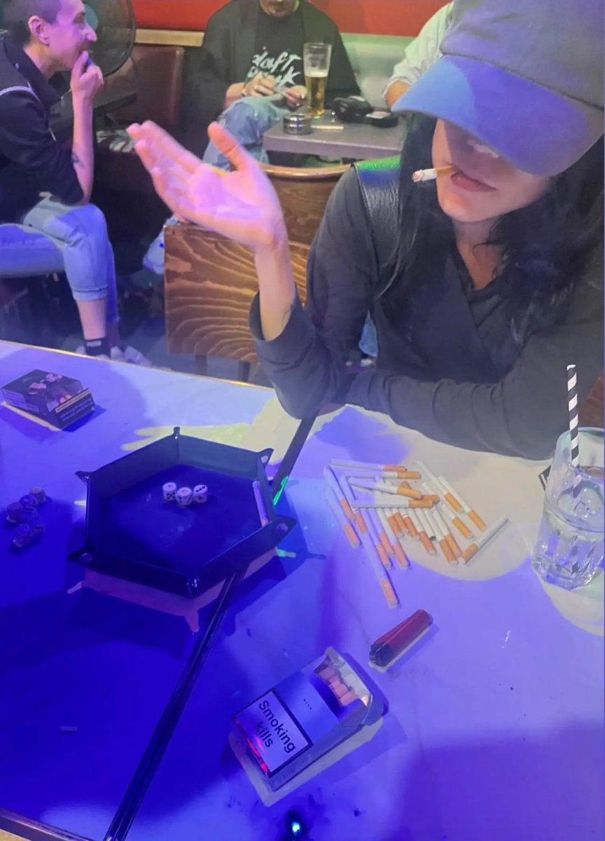 thomaswardon's tweet photo. And you forgot to add that Jenna Ortega is such a great role model for her underage fans with that cigarette in the photo. https://t.co/vZp4se90Dg