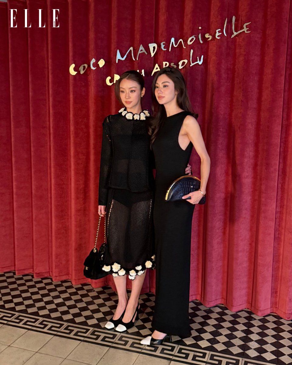 ELLEThailand's tweet photo. ��ีน่า-หมิว เช็คอินมุมสุดชิคภายในงาน Coco Mademoiselle Party ท่ามกลางบรรยากาศสุดโรแมนติกของค่ำคืนที่อบอวลไปด้วยกลิ่นหอมของ CHANEL Coco Mademoiselle Crush Absolu

#ELLEThailand
#CocoMademoiselle
#CrushAbsolu #CHANELFragrance
#LenaMiu #LalinaLena #MiuNatsha https://t.co/xzk5DRjmJo
