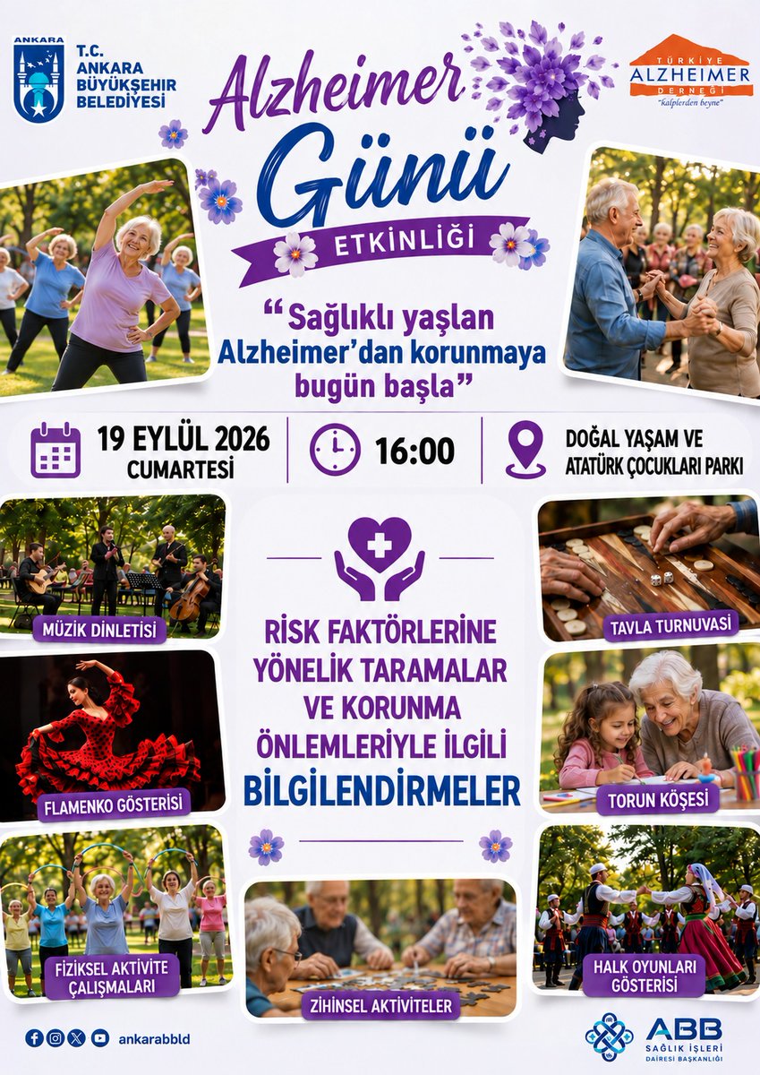 EczaGundem's tweet photo. Ankara, Alzheimer Farkındalığı İçin Buluşacak

https://t.co/2L4cWfC4El

#basın #eczane #eczaci https://t.co/zFuvz69pZE