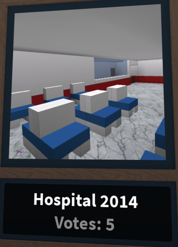 MM2WorldWide's tweet photo. Various of the old maps were brought back to Murder Mystery 2 for The Hunt: Roblox 20 event. 
The maps are:-

- Office 2014
- Hospital 2014
- Hotel 2014 https://t.co/XcjT3TRMH3