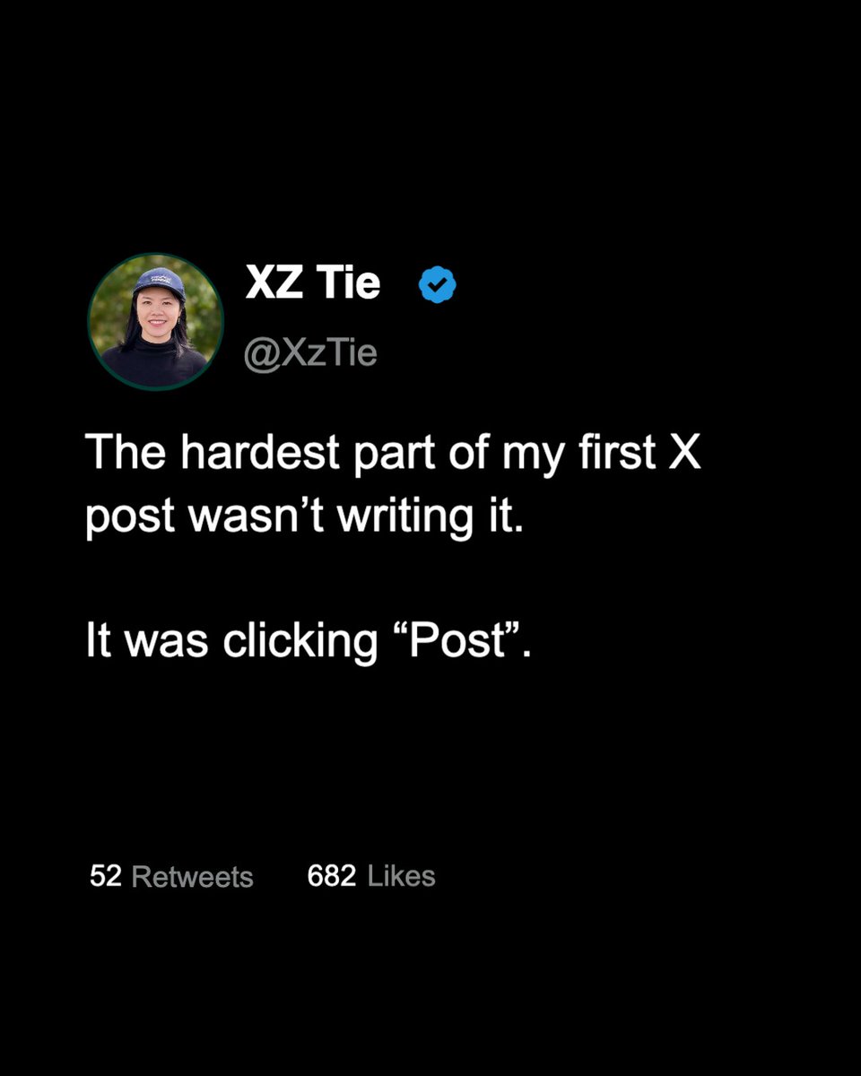 XzTie's tweet photo. I used to spend hours on each social media post. I would write something, read it, change a few words, read it again… and then stare at the "Post" button.

Questions would start running through my head:
Is this actually interesting?
Does anyone care?
Am I saying something too obvious?
What will my friends and colleagues think?

Sometimes I would spend an hour writing a post and then simply not publish it.

Other times, I would finally hit the "Post" button, but then keep refreshing the page to check the impressions. How many people viewed it? Liked it? Commented? Then I'd edit my post again and again, thinking maybe this version would sound better.

And just like that, another hour was gone. 😅

Looking back, I didn’t have a shortage of ideas. And my writing and content were probably fine.

𝗜 𝘄𝗮𝘀 𝗷𝘂𝘀𝘁 𝗮𝗳𝗿𝗮𝗶𝗱 𝗼𝗳 𝗯𝗲𝗶𝗻𝗴 𝗷𝘂𝗱𝗴𝗲𝗱.

For most of my career, I was much more comfortable doing the work behind the scenes. If the work was good, that was enough. 

Sharing publicly felt different. You're putting your thoughts, opinions, and even a piece of yourself in front of hundreds and thousands of people—and giving everyone a chance to judge it.

The funny thing is, after I finally started posting more, I learned something helpful:
𝗠𝗼𝘀𝘁 𝗽𝗲𝗼𝗽𝗹𝗲 𝗮𝗿𝗲 𝗻𝗼𝘁 𝘁𝗵𝗶𝗻𝗸𝗶𝗻𝗴 𝗮𝗯𝗼𝘂𝘁 𝘆𝗼𝘂𝗿 𝗽𝗼𝘀𝘁 𝗻𝗲𝗮𝗿𝗹𝘆 𝗮𝘀 𝗺𝘂𝗰𝗵 𝗮𝘀 𝘆𝗼𝘂 𝗮𝗿𝗲. 😅
Some will like it. Some will disagree. Most will scroll past in two seconds.
And that’s okay.

Now I try to focus on one question: Is this something I genuinely believe or experienced, and could it be useful to someone?
If yes, that's already enough reason to click “Post.”