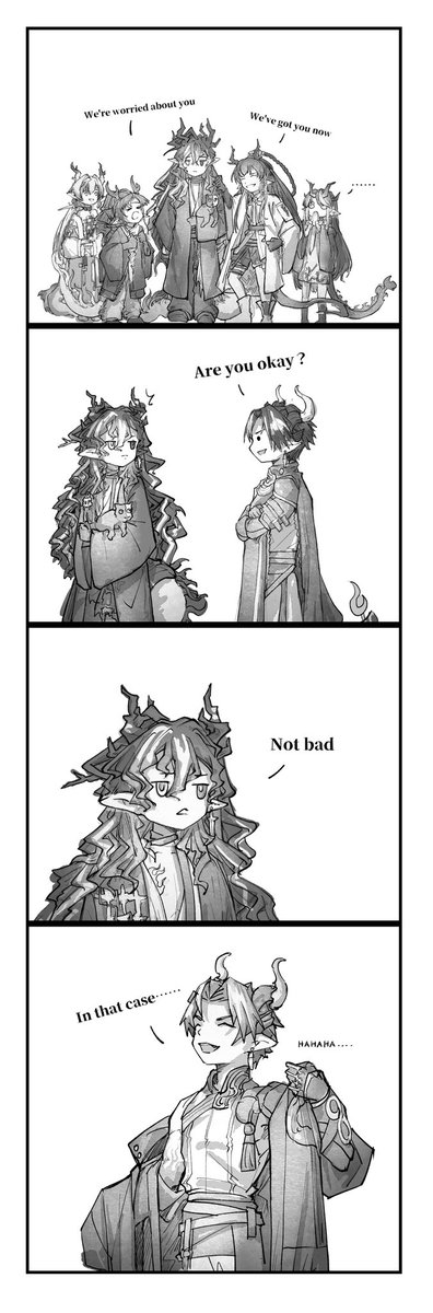 Wineskyjia223's tweet photo. 哥见弟未亡，掏出七匹狼
#Arknightsㅤ #明日方舟 #朔望 #舟朔望 https://t.co/l84I8XtkRz