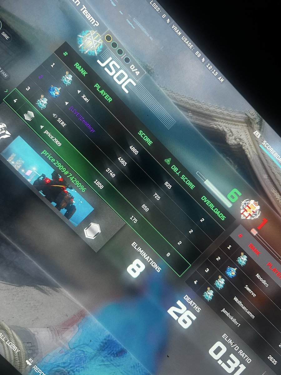 Zenithcyr's tweet photo. Top fragged my placement in a 8-1 OVL got placed D1 and now my teammates are legit terrorist. I think I might just hibernate until MW4 https://t.co/mvPQ91UH6n