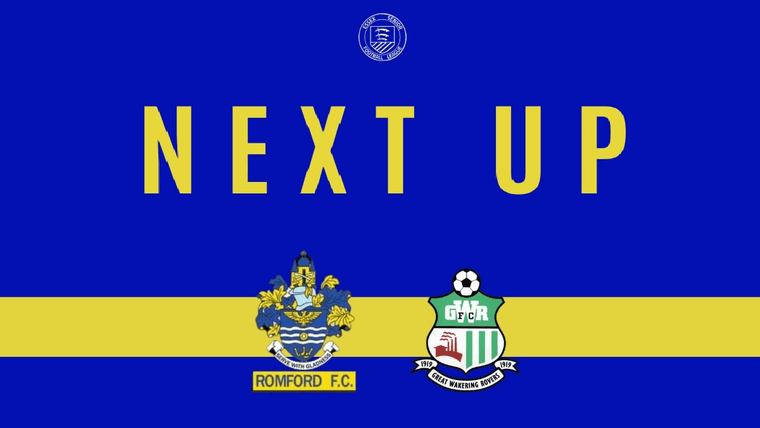 RomfordFC's tweet photo. Romford v Great Wakering Rovers Preview 

Romford return to league action for the first time in three weeks with the visit of Great Wakering Rovers to Mayesbrook Park tomorrow. Here's our preview.
https://t.co/ZrAXTRwlP3 https://t.co/20VAhch8yp