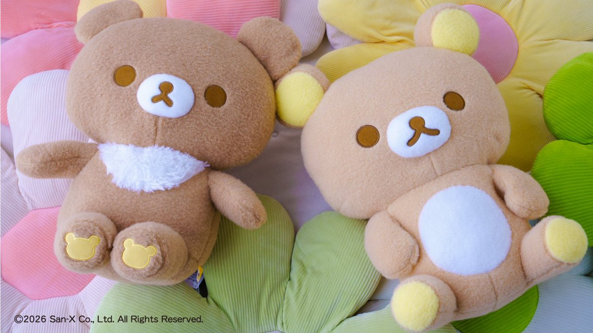 GENDA_GiGO's tweet photo. リラックマ × GiGOキャンペーン開催中🐻

BIGサイズのふわふわぬいぐるみ＆
ゆる～い表情がかわいいマスコットが
GiGO限定で登場💗

かわいいたい焼きも登場中🍯
1個ご購入で「クリアぷっくりシール」をプレゼント🎁

詳細はこちら🔽
https://t.co/2g4UDrzSQZ https://t.co/IeJK8CJDm5