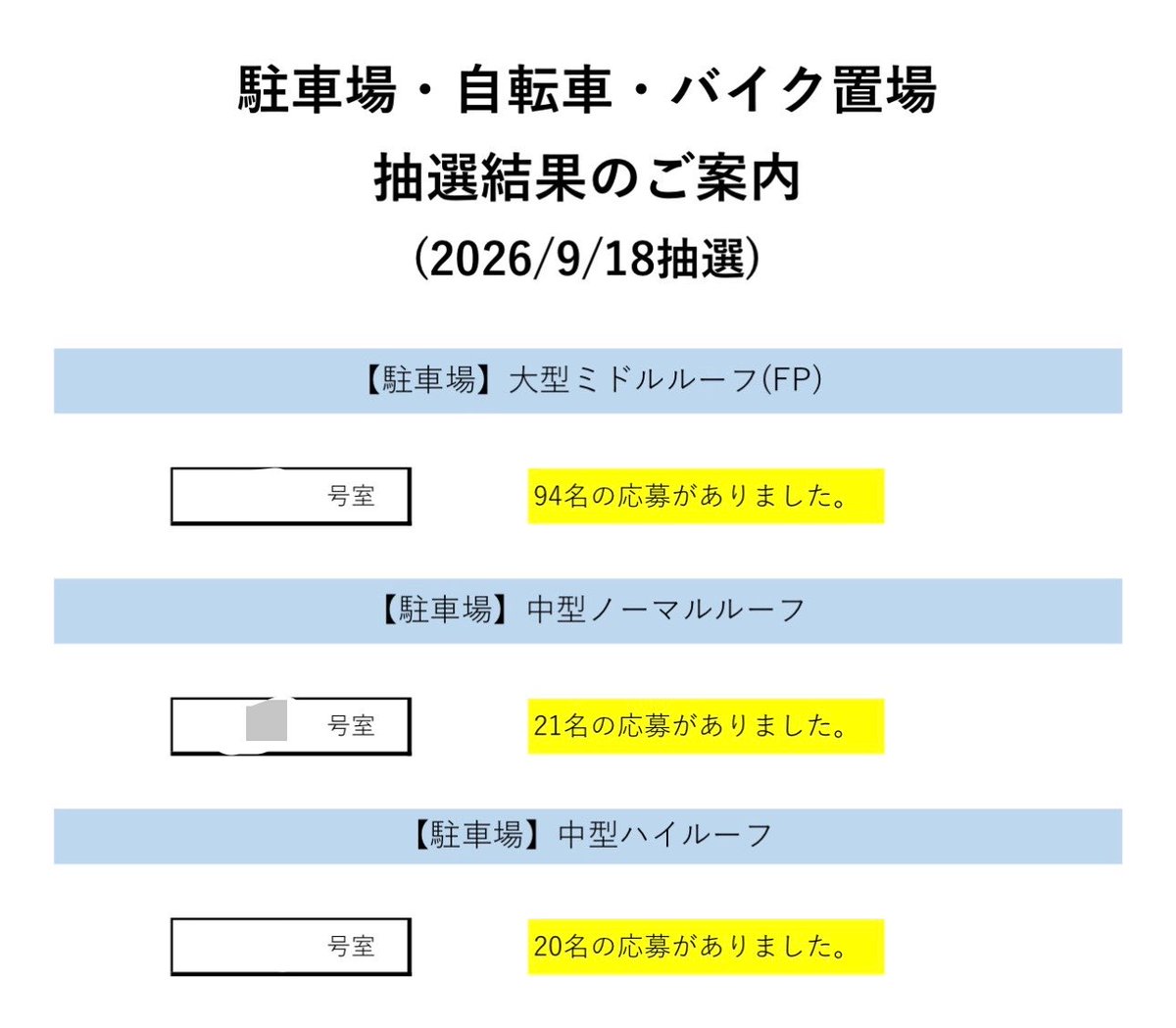 tower_mango's tweet photo. 【悲報】駐車場不足が深刻なパークタワー勝どき、ついに1枠に94人が殺到する事態に。大台の3桁が目前

���どきの平置き駐車場は月10万円の水準に迫り、タワマン林立に伴う駐車場不足が慢性化しており問題になっている。地価安いのに銀座並みに駐車料金高いので駐車場ビジネス始めたら1番儲かるぞ！笑 https://t.co/OOar4oTb4B