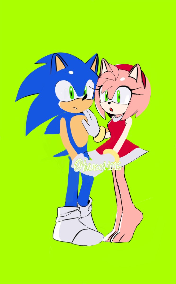 hansel1016's tweet photo. #sonamy https://t.co/HBMvad6U9F