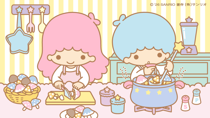 kikilala_sanrio's tweet photo. 今日のメニューは、おいしさたっぷりのキノコスープよ☆ https://t.co/yutaIliwO4