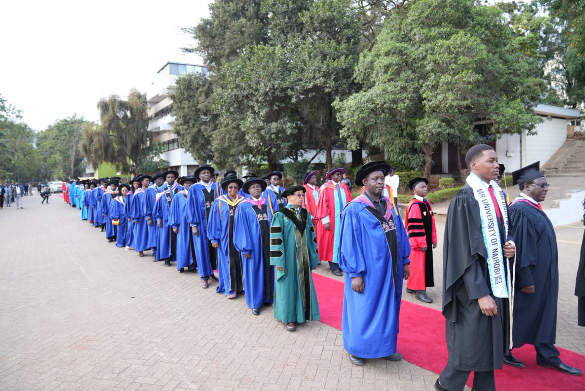 mat3sha's tweet photo. The Academic Procession during the #UoN75Graduation at The @uonbi 

Congratulations to the graduating #UoNClass2026 

#SiNiUoN #WeAreUoN https://t.co/k0MgMJLkZo