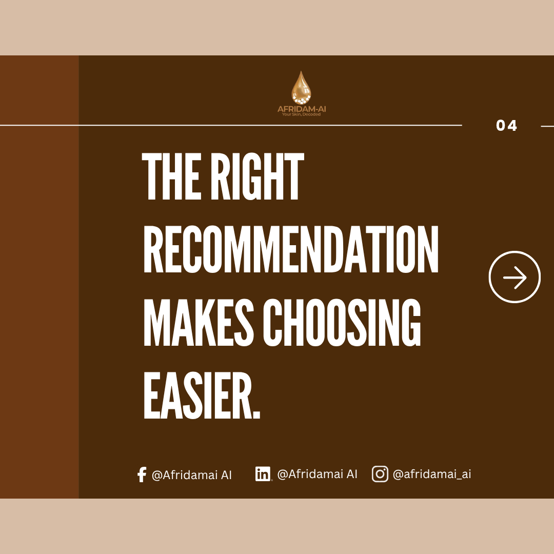 Afridam_AI's tweet photo. Ready to bring smart recommendations to your customers? DM us or visit https://t.co/7gdeXVYB52 to partner. https://t.co/hCMncgbFpn