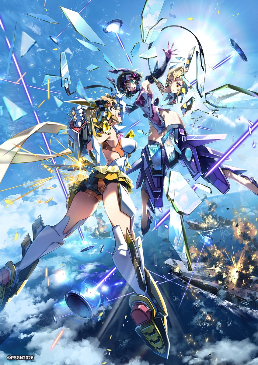 Harui9000's tweet photo. 【お仕事告知】
戦姫絶唱シンフォギア15周年公式POPUP STORE
『ソルフェリーナSeason2』にて、
『戦姫絶唱シンフォギアG』のシチュエーションイラストを描かせていただきました！

15周年！！！おめでとうございます！🎉
作中でも一番好きなシーンだったので、担当できて嬉しかったです！
「ねぇ、大好きだよ」

特設サイトはこちら👇
https://t.co/Qt1pKYyiQa

#symphogear