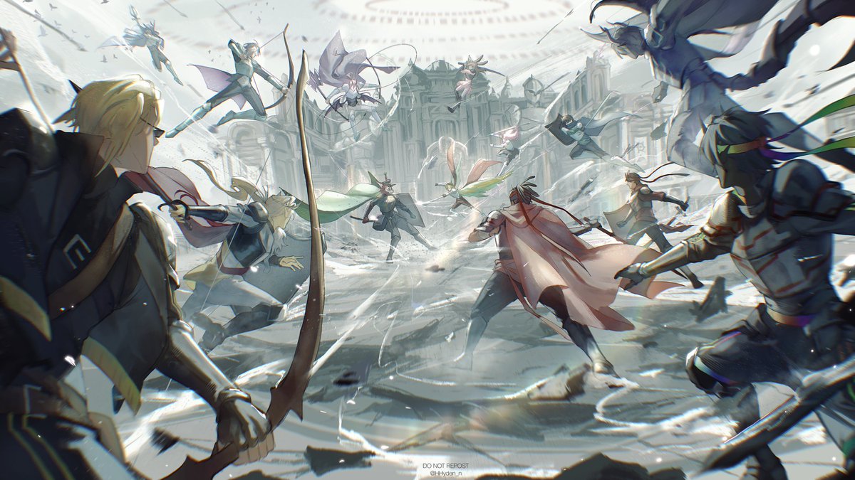 HHyden_n's tweet photo. I wanna say hi too 👀✨

*currently into drawing backgrounds and action scenes right now*🥳 https://t.co/KQq7EqUYtp