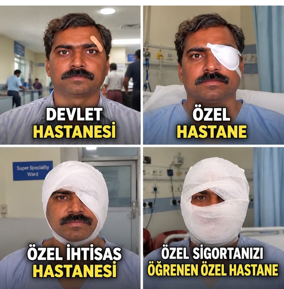 hilmialisanoglu's tweet photo. 1/4

RESİMDEKİ GİBİ OLUYOR

Yedi sene öncesi... Kalp krizi geçirdiğimi anlayınca arabaya atladık, Maslak'ta bir hastaneye gittik, yürüyerek acil servise girdik, durumu anlattık, SGK ile giriş kaydı yaptık.

Tahliller, tetkikler, filan, kısa sürede kalp krizi teşhisi kondu. +++ https://t.co/n5ag9d3Ohf