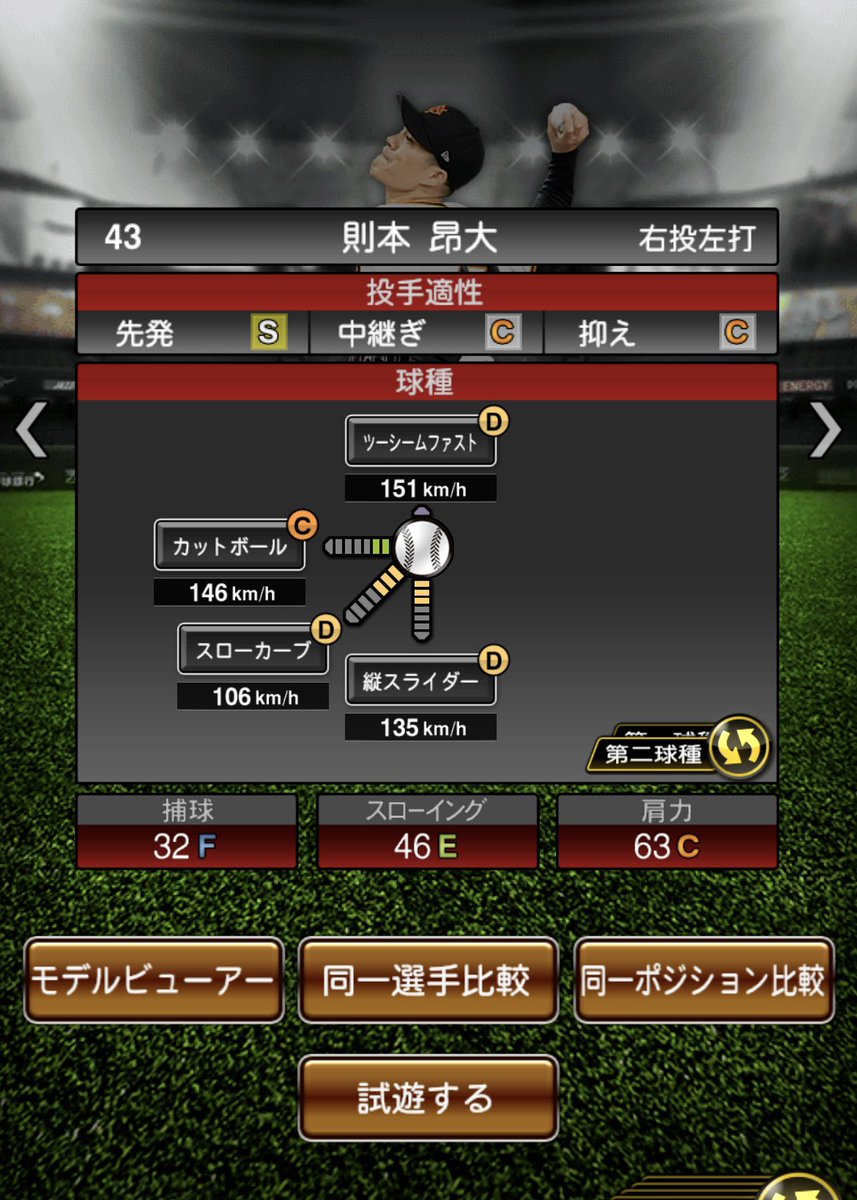 roshell_basebal's tweet photo. 則本ついに.. https://t.co/MryTVi1NEV