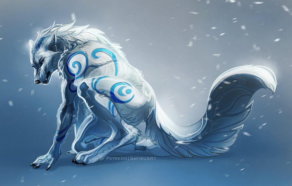 msSafiru's tweet photo. White wolf✨ https://t.co/CbrMz98PHs