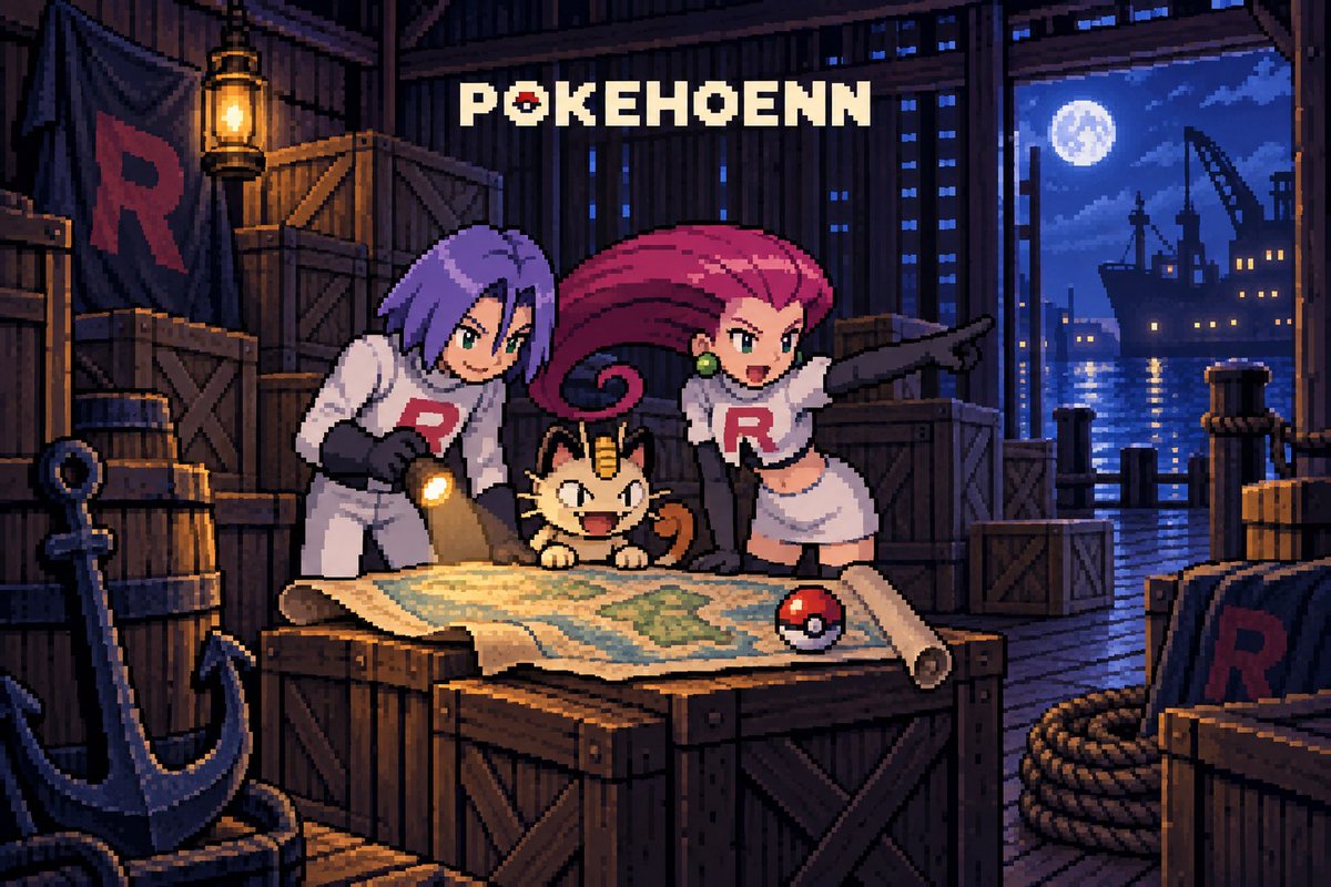 POKEHOENNRH's tweet photo. Team Rocket will have plans for Hoenn, and you’ll be the problem they didn’t prepare for. 🚀

#POKEHOENN https://t.co/msIn0Y5Ms5