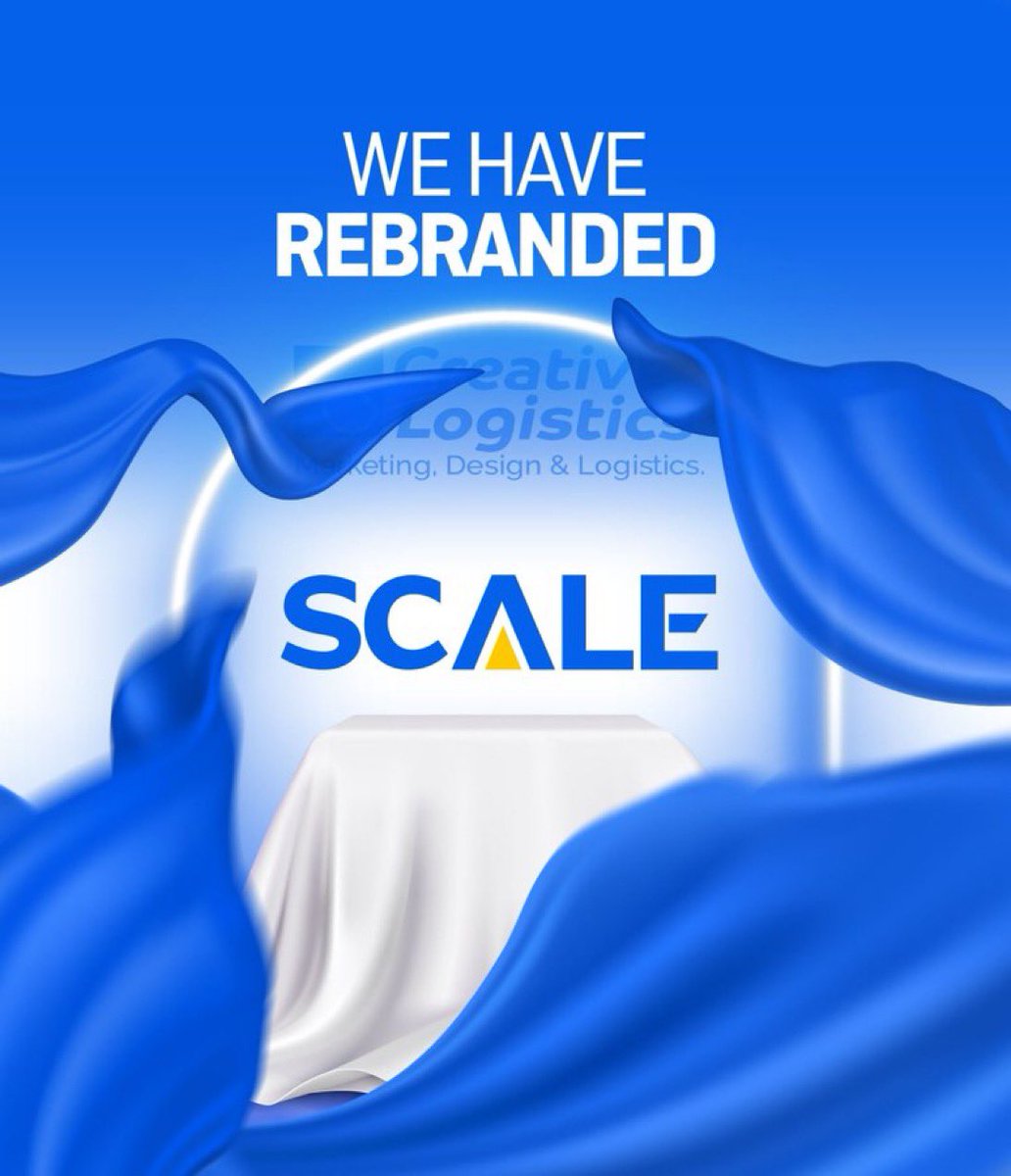 BreezyKirsten's tweet photo. Creative Logistics has evolved🥳

Introducing SCALE —your creative growth partner for bigger ideas, stronger brands and greater visibility.

#WeAreScale https://t.co/Fc2lfWzF83