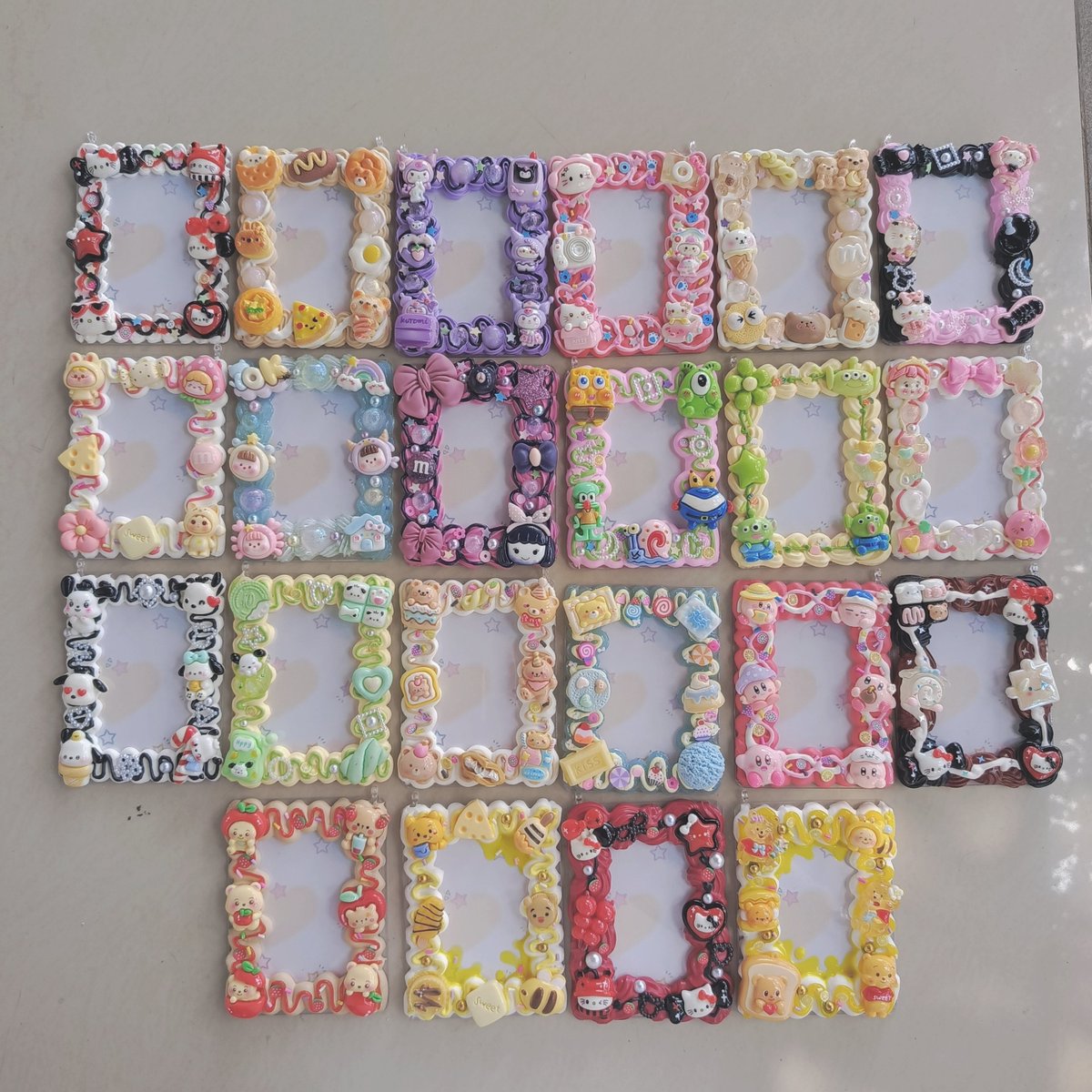 decobytos's tweet photo. WTS CAHOL / TOPLOADER DECODEN NEW DESIGN! ❤️🔥
deco cream cute, sparkle, and sweet 🍬
💸 Rp 29.999/each
📍 Bogor, Jawa Barat
💌 FREE PACK
#decoden #cahol #caholkpop #cardholder #cardholderdeco https://t.co/aKe936lZXk