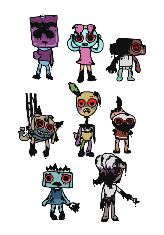 Bee_ee64's tweet photo. Tarnished Toons. I uhh made descriptions of all of them but I don't think I can fit it in one post lmao https://t.co/Fxr07gOJOo