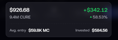 WormBrainDev's tweet photo. The worm is currently up +$342.12 on a trade.

Spectating while working on an update for the site. https://t.co/6UupK4SUwB