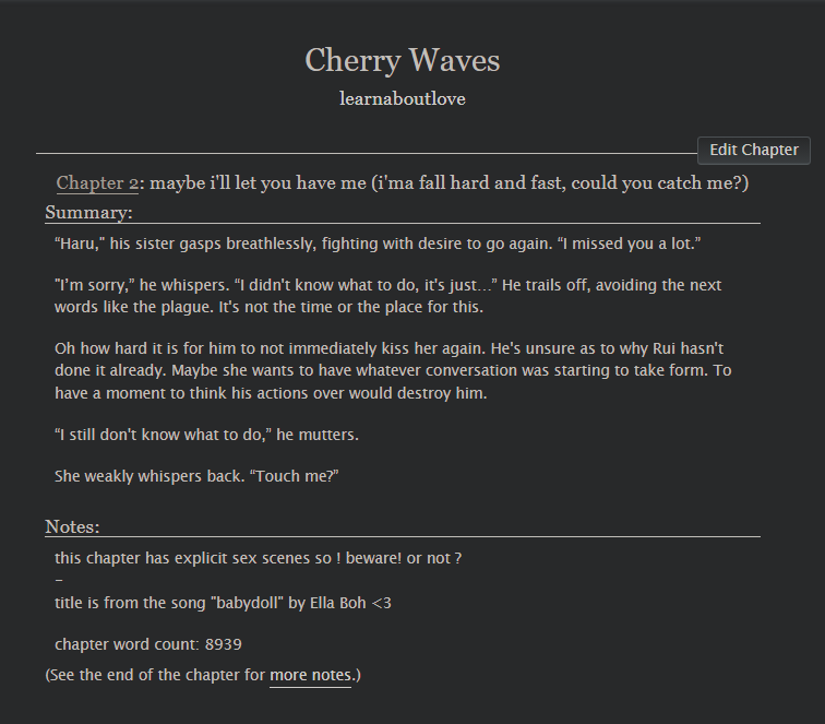 lilixlov's tweet photo. Cherry Waves second chapter is up ! yay ! ? <3

i made a pretty edit for it...

https://t.co/fgiv7dvC8i https://t.co/pyey5kwP4C