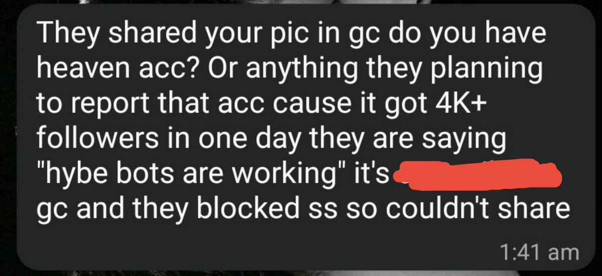 HavenCrave's tweet photo. It is very unfortunate that bts antis cannot handle truth being spread everywhere and planning to take down this account via mass report

Please interact and protect this account, nothing malicious is being uploaded here yet many people are scared cause they know they're wrong :) https://t.co/sZndizznmm
