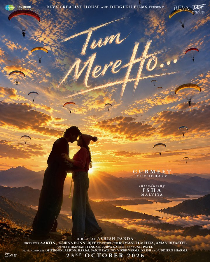 FILMISTAN5's tweet photo. First Look Poster of #TumMereHo - Love Story and Action Adventure Movie
Starring #GurmeetChoudhary #IshaMalviya
Releasing 23rd October in Cinemas
#AshishPanda #RevaCreativeHouse
#DebGuruFilms #PVRPictures
#NiranjanIyengar @gurruchoudhary https://t.co/1KZBHdJIIc