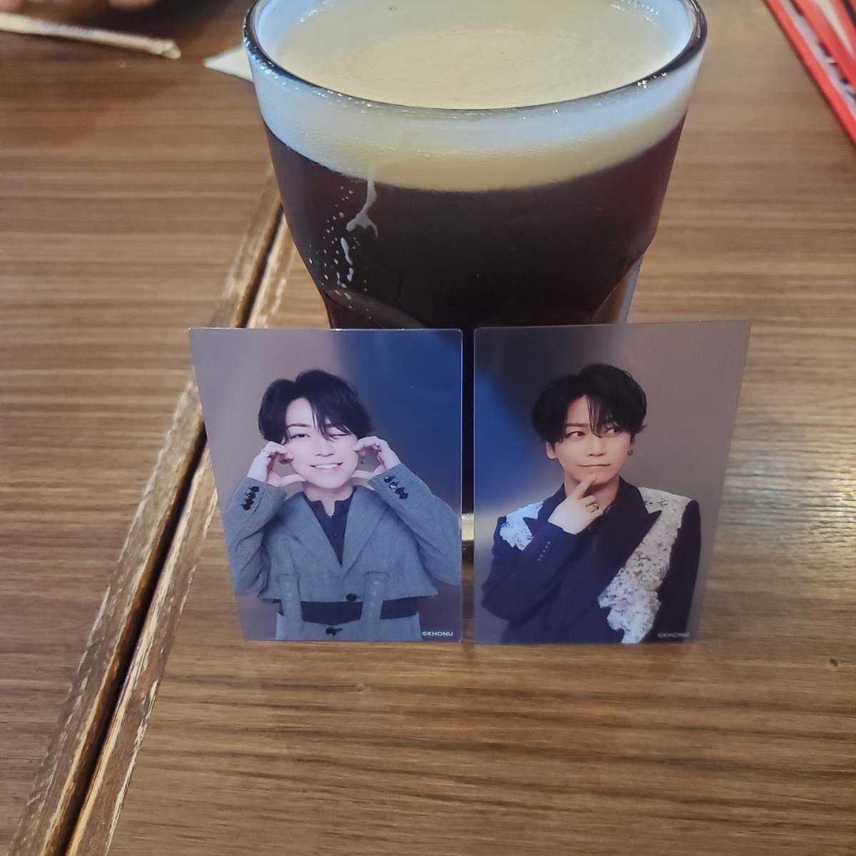 LILA_BMSG's tweet photo. 他界隈だけど
今日の現場♡

開演前の1杯🍻 https://t.co/5P5lMr3bqx