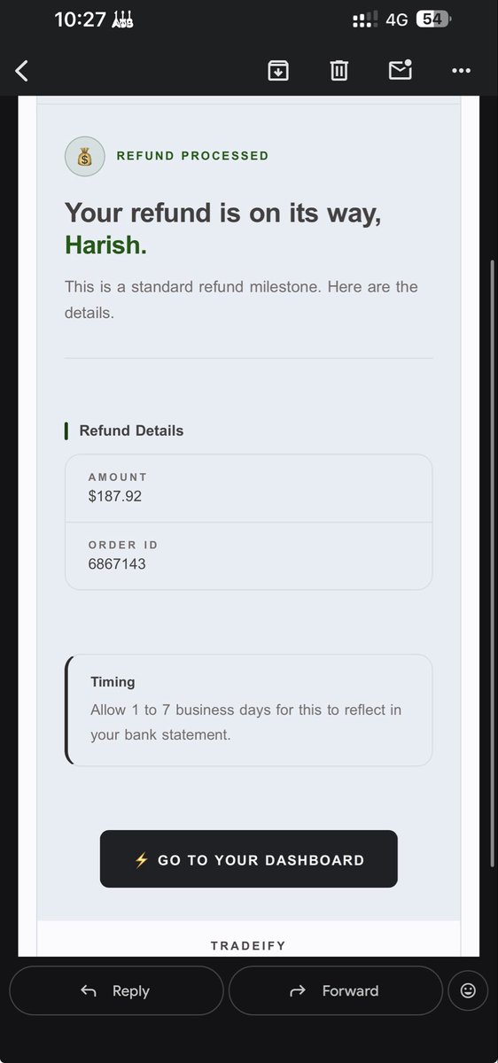 ej_harish's tweet photo. I have given Tradeify repeated opportunities to resolve this professionally. This is my final public request before proceeding through formal cross-border dispute/legal-resolution channels.

I will pursue every lawful remedy available to recover the $5,198.40, together with any recoverable fees, costs, and other remedies available under the applicable agreement and law.

Resolving this fairly now would be far simpler than forcing the matter into formal dispute proceedings.

Traders considering this firm can review the evidence and make their own judgment.

@Tradeify @BrettSimba @Trillionarie369 @TrustedPropHub @PropFirmsGuru @propwatchmedia @gajapathyX @vedictrades