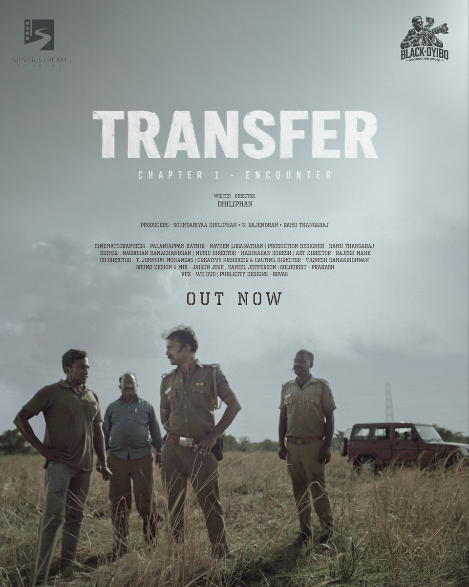 dhilip_selva's tweet photo. Transfer shortfilm out now
https://t.co/mTyP2HBmEV

Black Oyibo production House @ArunMatheswaran presents

Produced by Silver stream Studios@PriyaSavanji 

@dhilip_selva @ramu_thangaraj  @Deva180996 @vigneshr_off @Palakathir @HariharanSures1 @NagooranR @bovasoffl 
@KapilVelavan https://t.co/yhPkvtsVhA