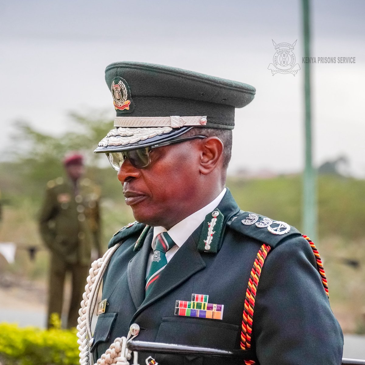 PrisonsKe's tweet photo. Arrival at the National Police College Embakasi B Campus for the 50th General Service Unit Recruit Pass Out Parade for course 2/2025 https://t.co/aCqSOo7xTC