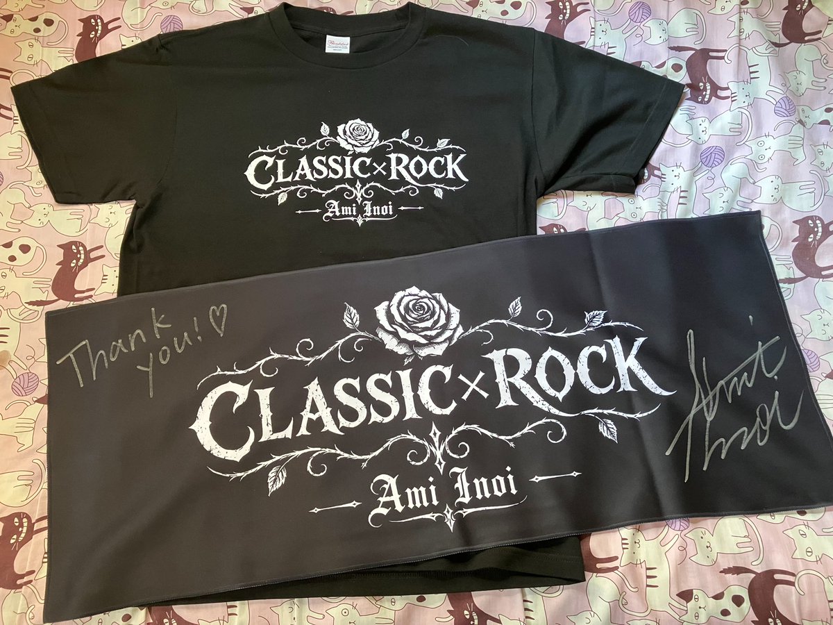 Akinyan55's tweet photo. @amiinoi 今日届きました！Ｔシャツは普段から着られるようにサインは無しでマフラータオルにサインをしていただきました！ https://t.co/hgbn9umaoH