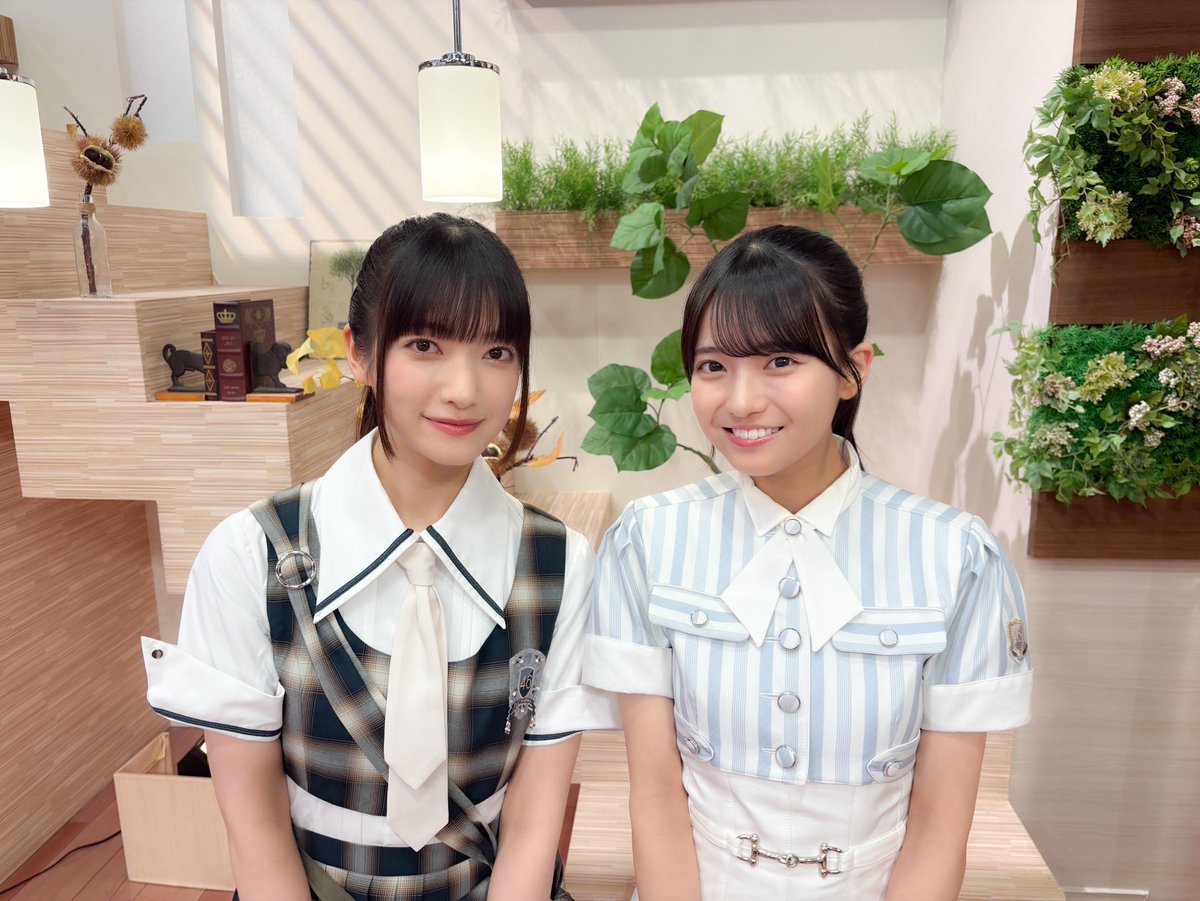 nogizaka46's tweet photo. 本日9月18日(金)15:49～、MBC南日本放送「#かごよんフライデー」に、#瀬戸口心月 が櫻坂46の #大園玲 さんと一緒に出演します☀️

ぜひご覧ください👀✨
https://t.co/7IGz5t25a8

#青葉坂46オーディション
#青葉坂46 
#乃木坂46 https://t.co/UKP9Wkk8se