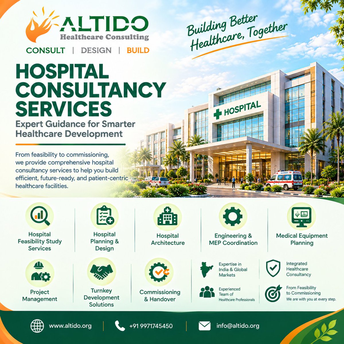 altido_org's tweet photo. 🏥 𝐇𝐎𝐒𝐏𝐈𝐓𝐀𝐋 𝐂𝐎𝐍𝐒𝐔𝐋𝐓𝐀𝐍𝐂𝐘 𝐒𝐄𝐑𝐕𝐈𝐂𝐄𝐒
𝐁𝐮𝐢𝐥𝐝 𝐬𝐦𝐚𝐫𝐭𝐞𝐫. 𝐏𝐥𝐚𝐧 𝐛𝐞𝐭𝐭𝐞𝐫. 𝐃𝐞𝐥𝐢𝐯𝐞𝐫 𝐛𝐞𝐭𝐭𝐞𝐫 𝐡𝐞𝐚𝐥𝐭𝐡𝐜𝐚𝐫𝐞..
📞 +91 9971745450
🌐 https://t.co/9NWZWCBlO3
.
.
#HospitalConsultancyServices https://t.co/ZhcgYITZ8d