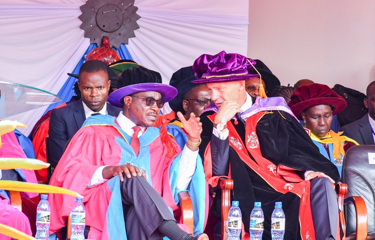 ashydona's tweet photo. We are honoured to have Education CS Hon. Julius Migos Ogamba grace the UoN graduation ceremony today.
#uonbi
#SiniUON
#WeareUON
#UON75thgraduation
#Classof2026 https://t.co/VM8oIT1wWj