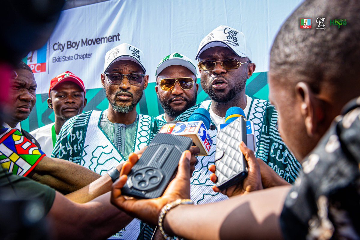 CityBoyMedia's tweet photo. The National Delegation of the City Boy Movement, led by the Director General, Hon Francis Oluwatosin Shoga, @shoga_francis was in Ekiti State today for a series of activities, including a Town Hall Meeting, street engagement, the inauguration of the Ekiti State Executive Council, and the unveiling of the State Secretariat in Ado Ekiti.

The engagements provided an opportunity to connect directly with members at the grassroots, strengthen the movement’s structure, and further expand its presence across Ekiti State.

Under the theme “Leaving No One Behind,” the City Boy Movement continues to build a more inclusive, coordinated and grassroots driven structure across the Southwest.

#CityBoyMovement
#RenewedHope
#PBAT2027