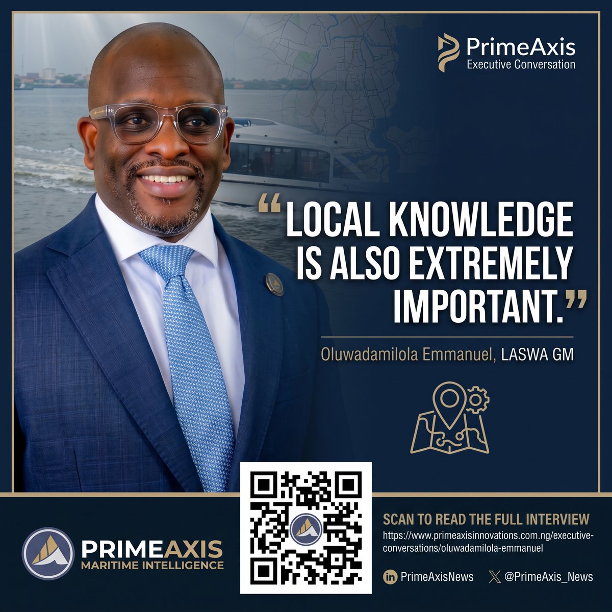 PrimeAxis_News's tweet photo. 🌊 Lagos has the waterways.
But the bigger question is:

What economic ecosystem will Lagos build around them?
#PrimeAxis #ExecutiveConversation #Omieko #BlueEconomy #Lagos #Maritime #WaterTransportation #MaritimeIntelligence #CoastalTourism #Fisheries #MaritimeInfrastructure https://t.co/zQ8pkCD6YQ