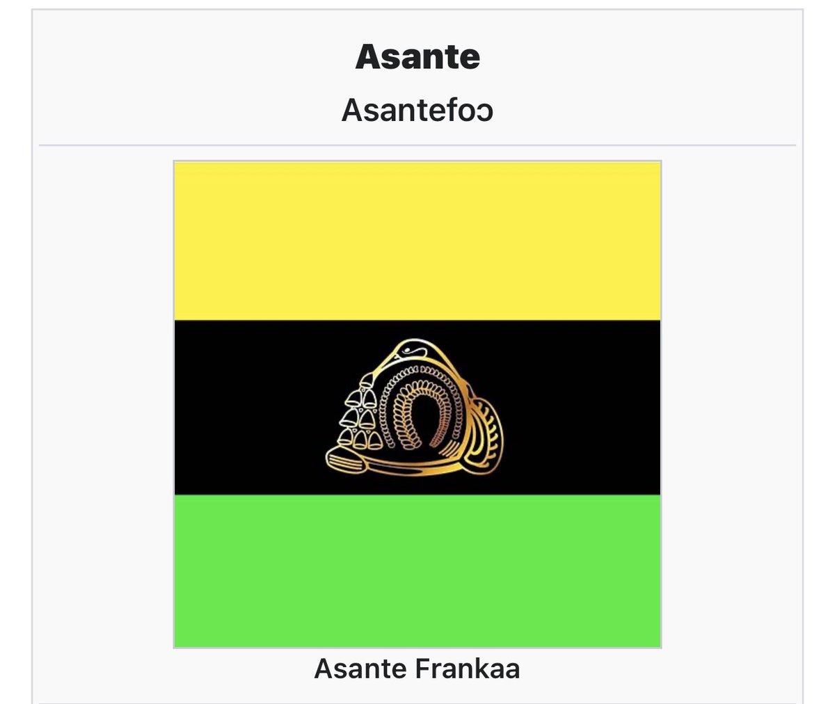 Darkocitizen's tweet photo. Asante resistance challenges the old colonial narrative that European expansion faced little organized African opposition.
#DecolonizeHistory https://t.co/DSNcQC3TnS